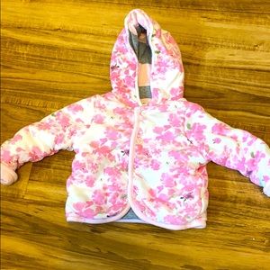 Baby girl reverse-able jacket.